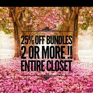 Bundle offer... 25% off when you bundle 2 or more!